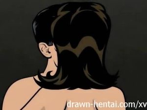 Archer hentai - jail sex with lana